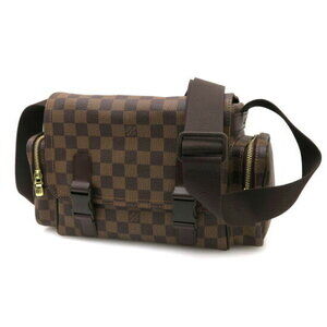 Louis Vuitton Damier Reporter Melville Shoulder Bag Brown